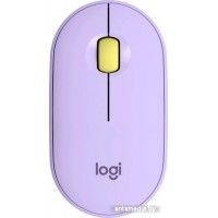 Мышь Logitech M350 Pebble (лавандовый)