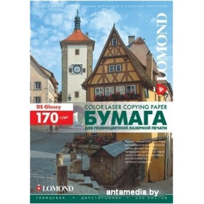 Фотобумага Lomond глянцевая двухсторонняя A4 170 г/кв.м. 250 листов (0310241)