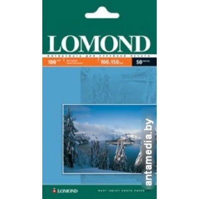 Фотобумага Lomond Матовая 10x15 230 г/кв.м. 50 листов (0102034)