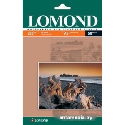 Фотобумага Lomond Матовая А5 230 г/кв.м. 50 листов (0102069)