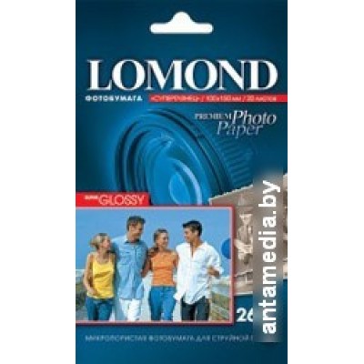 Фотобумага Lomond Суперглянцевая 10x15 260 г/кв.м. 20 листов (1103102)