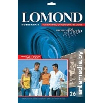 Фотобумага Lomond Суперглянцевая A4 260 г/кв.м. 20 листов (1103101)
