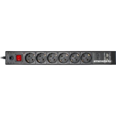 Сетевой фильтр Buro BU-SP1.8-USB-2A-B