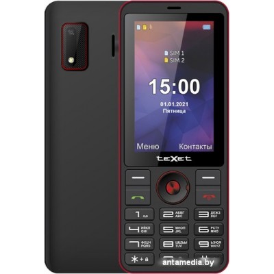 Кнопочный телефон TeXet TM-321 (черный)