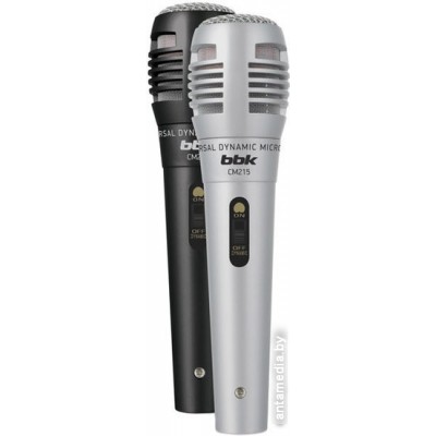 Микрофон BBK CM215 (черный+серебристый)