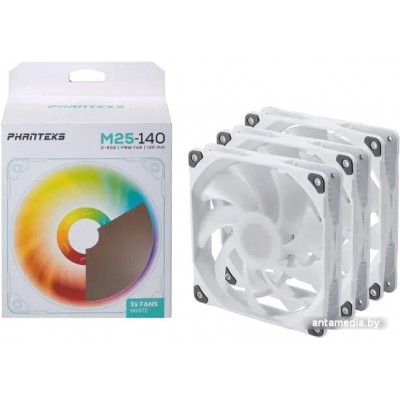 Набор вентиляторов Phanteks M25-140 D-RGB PH-F140M25_DRGB_PWM_WT01_3P