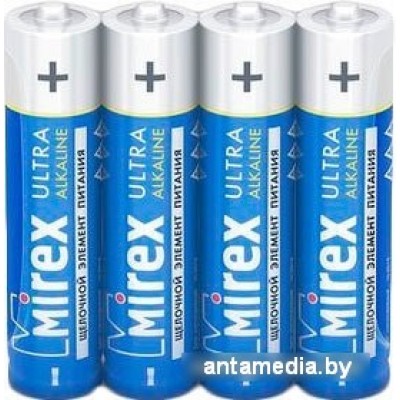 Батарейки Mirex Ultra Alkaline AAA 4 шт LR03-S4