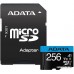 Карта памяти A-Data Premier AUSDX256GUICL10A1-RA1 microSDXC 256GB (с адаптером)