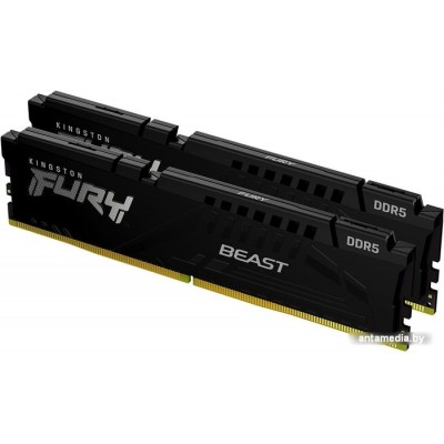 Оперативная память Kingston FURY Beast 2x32ГБ DDR5 5600МГц KF556C40BBK2-64