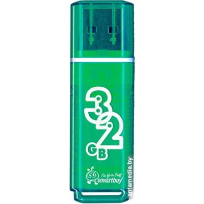 USB Flash Smart Buy Glossy Green 32GB (SB32GBGS-G)