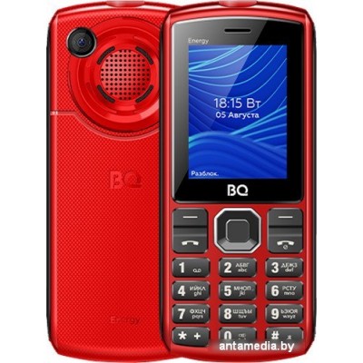 Кнопочный телефон BQ-Mobile BQ-2452 Energy (красный)
