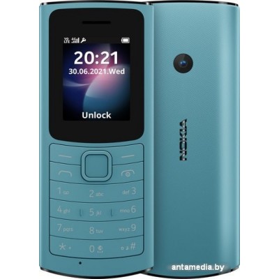 Мобильный телефон Nokia 110 4G Dual SIM (бирюзовый)