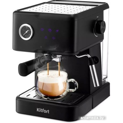 Рожковая бойлерная кофеварка Kitfort KT-7124