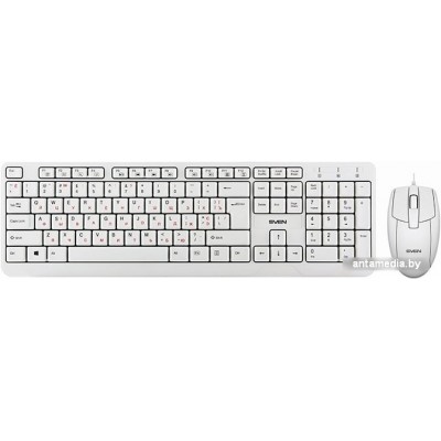 Клавиатура + мышь SVEN KB-S330C (белый)