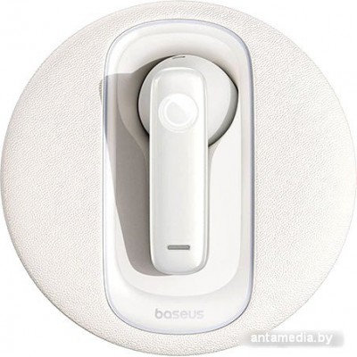 Bluetooth гарнитура Baseus C-Mic CM10 Smart Unilateral Wireless Earphone for Car (белый)