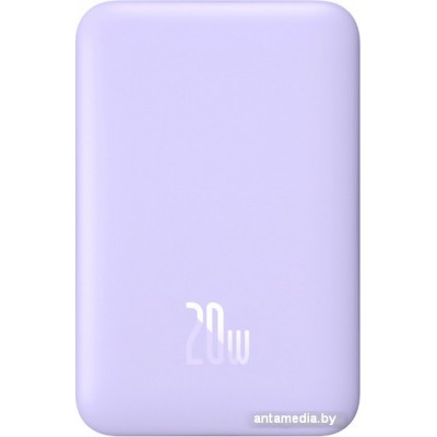 Внешний аккумулятор Baseus Magnetic Mini Air Wireless Fast Charge Power Bank 20W 10000mAh (сиреневый)