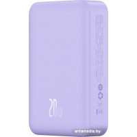Внешний аккумулятор Baseus Magnetic Mini Wireless Fast Charge Power Bank 20W 20000mAh (сиреневый)