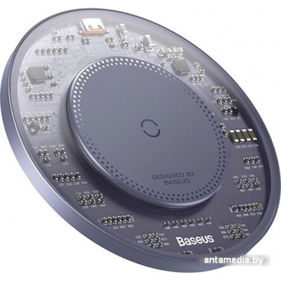 Беспроводное зарядное Baseus Simple 2 Wireless Charger 15W CCJJ050005 (фиолетовый)