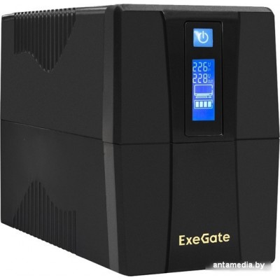 Источник бесперебойного питания ExeGate Power Smart ULB-650.LCD.AVR.4C13 EX292771RUS