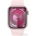 Умные часы Apple Watch Series 9 41 мм (алюминиевый корпус, розовый/розовый, спортивный силиконовый ремешок M/L)
