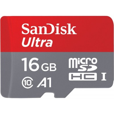 Карта памяти SanDisk Ultra microSDHC SDSQUAR-016G-GN6MN 16GB