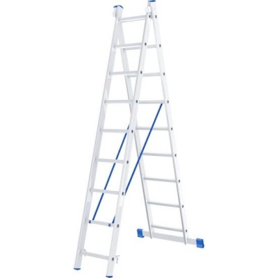 Лестница-стремянка СибрТех 97909 2x9 ступеней