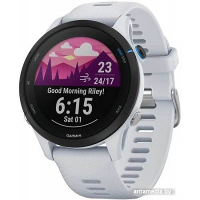 Умные часы Garmin Forerunner 255 Music 46 мм (белый камень)