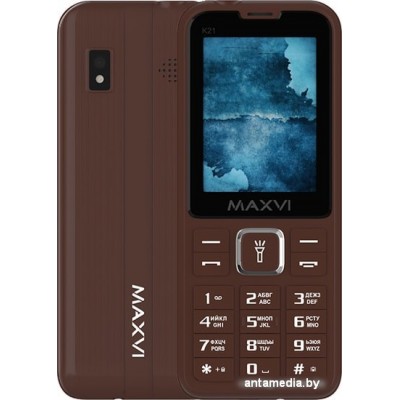 Мобильный телефон Maxvi K21 (коричневый)