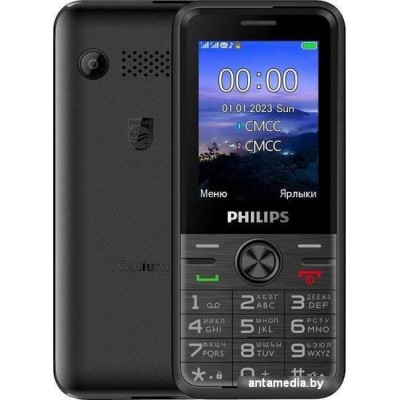 Кнопочный телефон Philips Xenium E6500 LTE (черный)