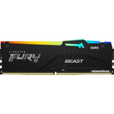 Оперативная память Kingston FURY Beast RGB 16ГБ DDR5 5600 МГц KF556C40BBA-16