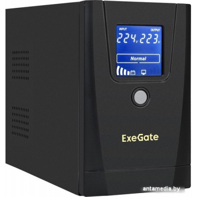 Источник бесперебойного питания ExeGate SpecialPro Smart LLB-900.LCD.AVR.1SH.2C13.RJ.USB EX292780RUS