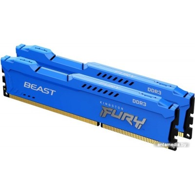Оперативная память Kingston FURY Beast 2x4GB DDR3 PC3-12800 KF316C10BK2/8