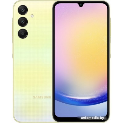 Смартфон Samsung Galaxy A25 6GB/128GB (желтый, без Samsung Pay)