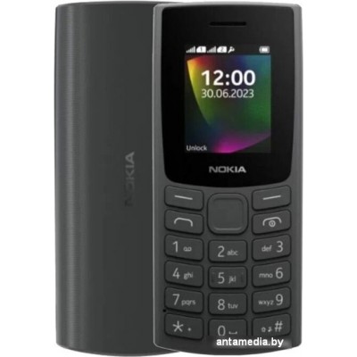 Кнопочный телефон Nokia 106 (2023) Dual SIM TA-1564 (угольный)