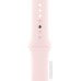 Умные часы Apple Watch Series 9 45 мм (алюминиевый корпус, розовый/розовый, спортивный силиконовый ремешок S/M)