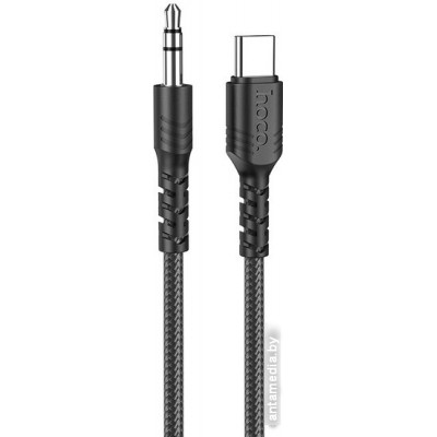 Кабель Hoco UPA17 USB Type-C - Jack 3.5 (1 м, черный)