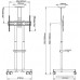 Кронштейн Arm Media PT-Stand-8 (черный)