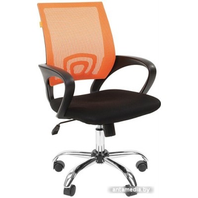 Кресло CHAIRMAN 696 Chrome (черный/оранжевый)