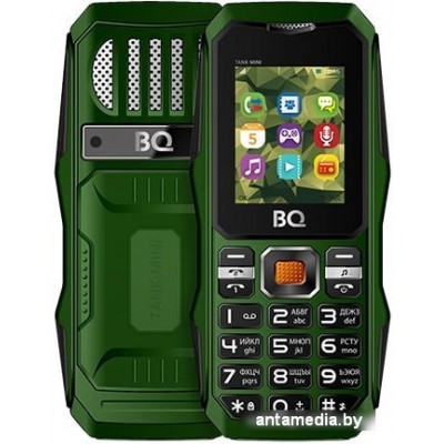 Мобильный телефон BQ-Mobile BQ-1842 Tank mini (зеленый)
