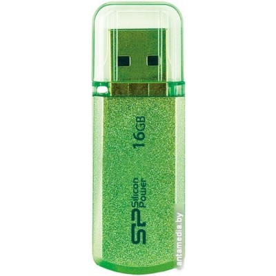 USB Flash Silicon-Power Helios 101 16GB зеленый [SP016GBUF2101V1N]