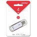 USB Flash Smart Buy V-Cut 4GB (серебристый) [SB4GBVC-S]