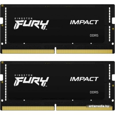 Оперативная память Kingston FURY Impact 2x8 ГБ DDR5 4800 МГц KF548S38IBK2-16