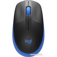 Мышь Logitech M190 (черный/синий)