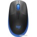 Мышь Logitech M190 (черный/синий)