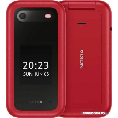 Кнопочный телефон Nokia 2660 (2022) TA-1469 Dual SIM (красный)