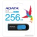 USB Flash A-Data DashDrive UV128 256GB (черный/синий)