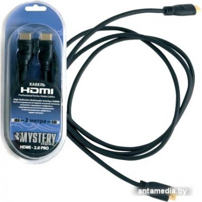 Кабель Mystery HDMI - HDMI HDMI1.0pro (1 м, черный)