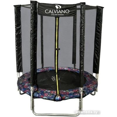 Батут Calviano Smile 183 см-6 ft INSIDE с внутренней сеткой складной