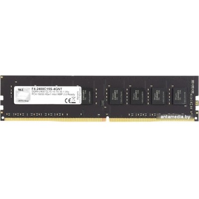 Оперативная память G.Skill Value 4GB DDR4 PC4-19200 F4-2400C15S-4GNT