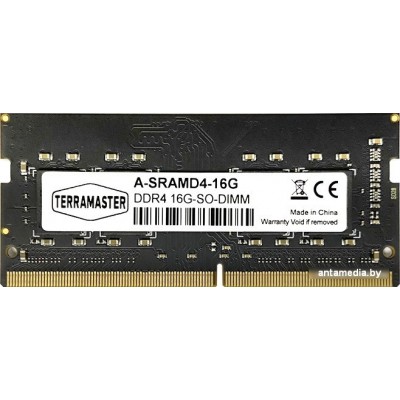 Оперативная память TerraMaster 16ГБ DDR4 SODIMM 2666 МГц A-SRAMD4-16G